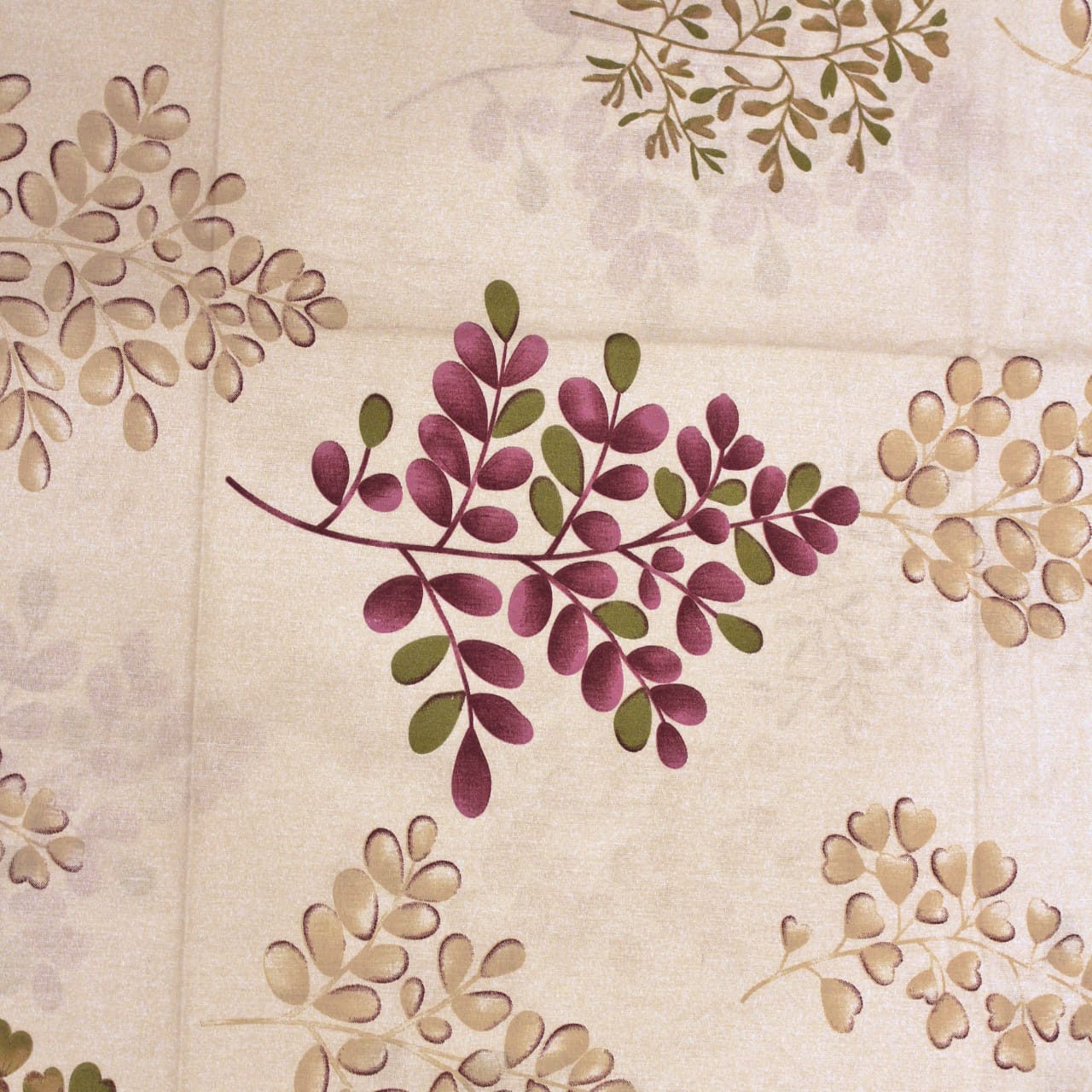 Full View Printed Floral Cotton 250 TC Bedsheet Design 