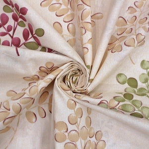 Printed Floral Cotton 250 TC Fitted Bedsheet 
