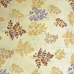 Printed Floral Cotton 250 TC Bedsheet with Design 