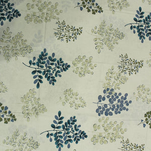 Full View Printed Floral Cotton 250 TC Fitted Bedsheet Design 