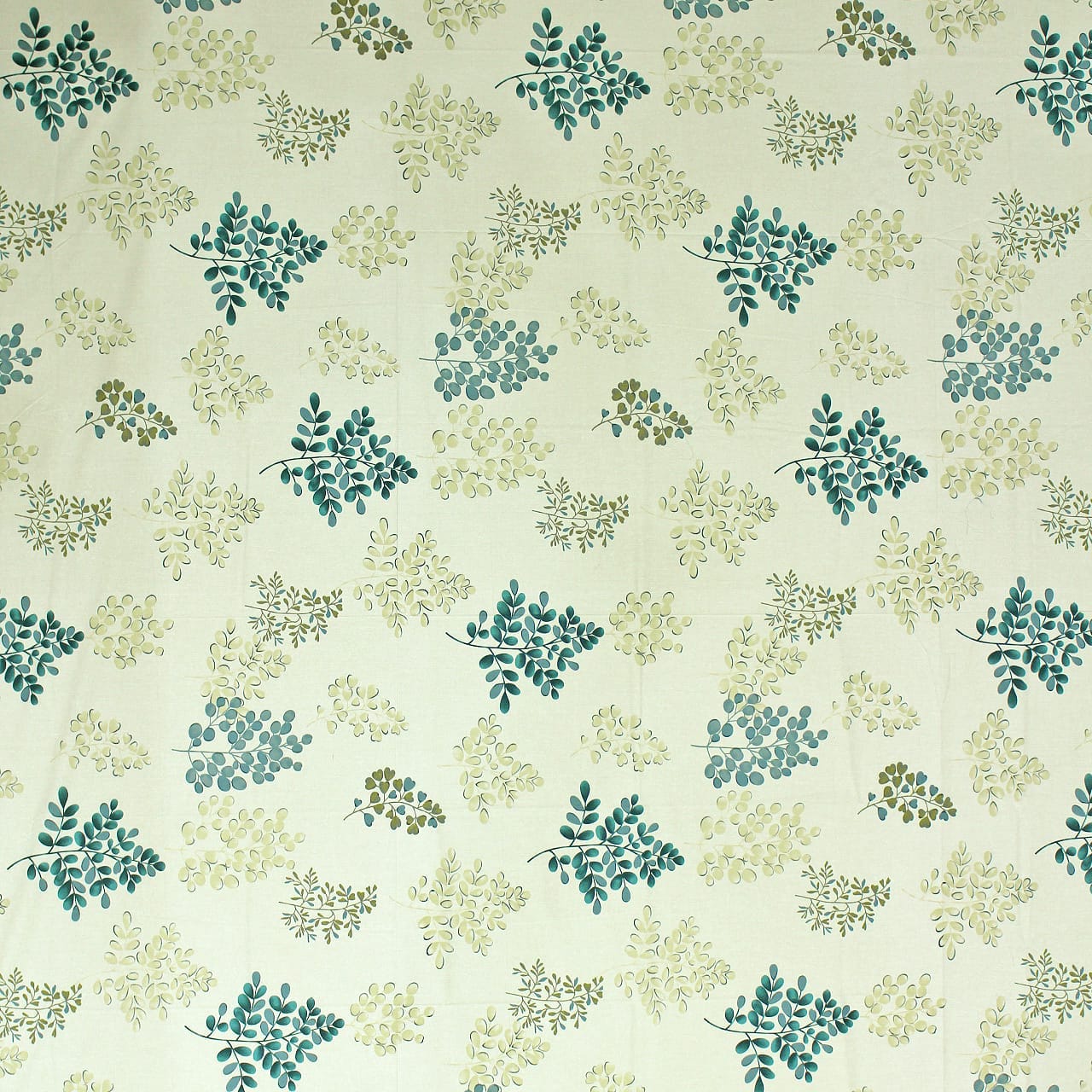 Printed Floral Cotton 250 TC Fitted Bedsheet Design 