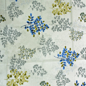 Full View Printed Floral Cotton 250 TC Fitted Bedsheet Design 
