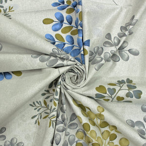 Printed Floral Cotton 250 TC Fitted Bedsheet 