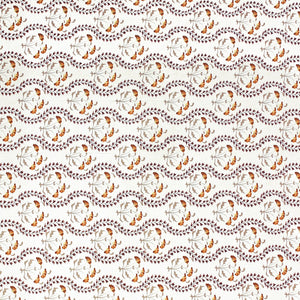 Printed Floral Cotton 250 TC Fitted Bedsheet Design 