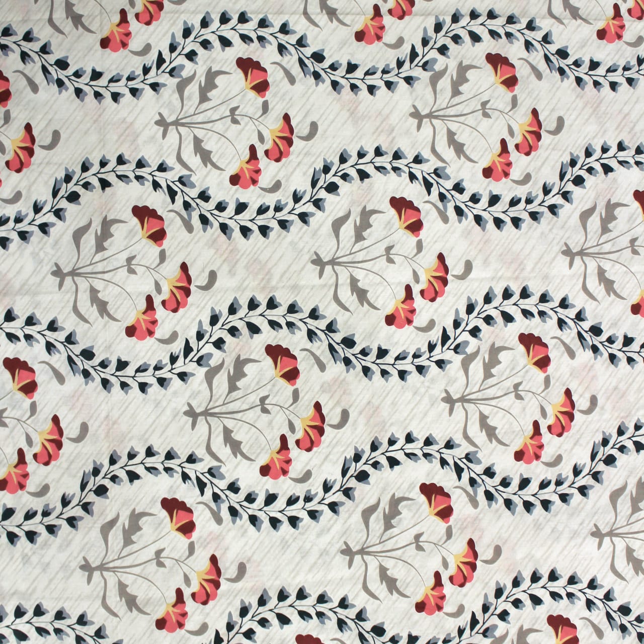 Printed Floral Cotton 250 TC Bedsheet Design 