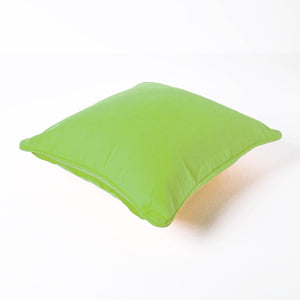 Plain Cotton Decorative Cushion Cover 1 Pc in Flourescent Green online at best prices