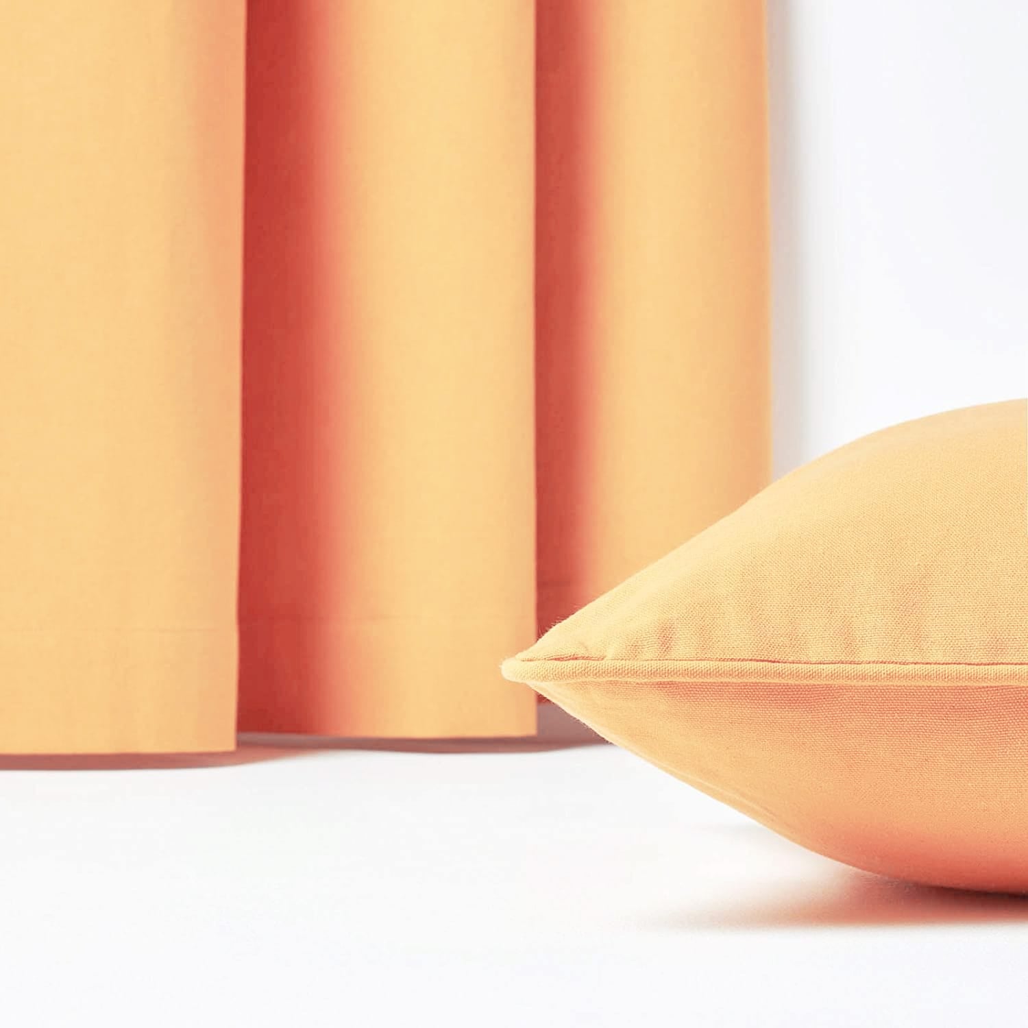 Plain Cotton Decorative Cushion Cover 1 Pc in Gold online at best prices