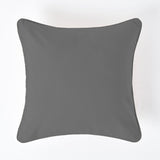 Plain Cotton Decorative Cushion Cover 1 Pc in Grey online at best prices