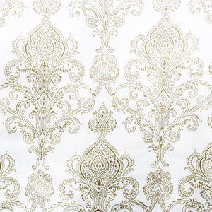 Elipsis Paisley 300 TC Cotton Satin Dohar/Comforter, Beige  Design 