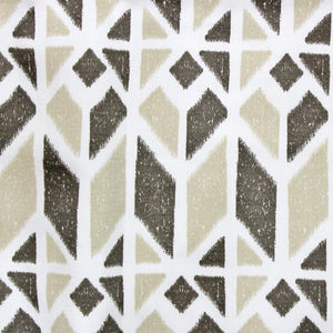 Full View Elipsis Ikat Geometrical 300 TC Cotton Satin Dohar/Comforter, Brown