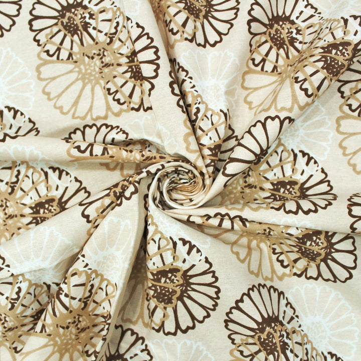 Printed Floral Cotton 144 TC Fitted Bedsheet