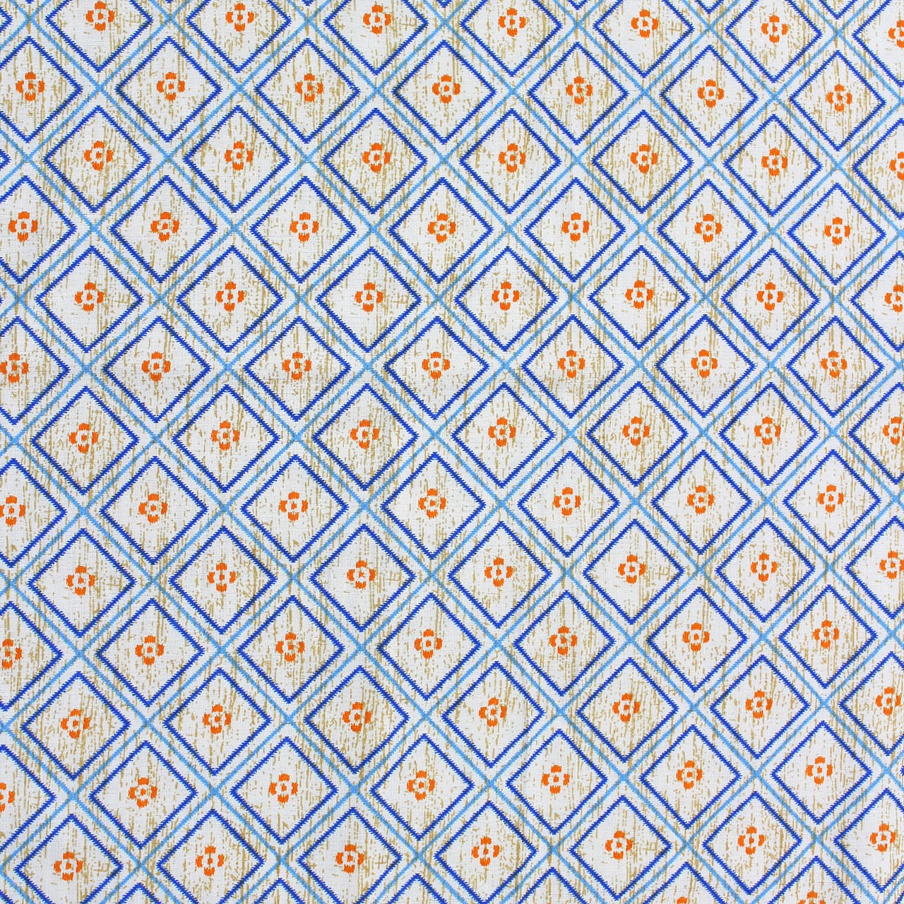 Blue Cotton Reversible Single Dohar With Iris Designer Border At Best Prices