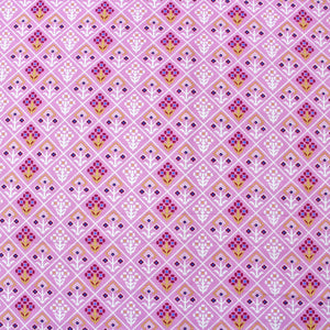 Soft Pink Cotton Reversible Dohar with Iris Designer Border At Best Prices