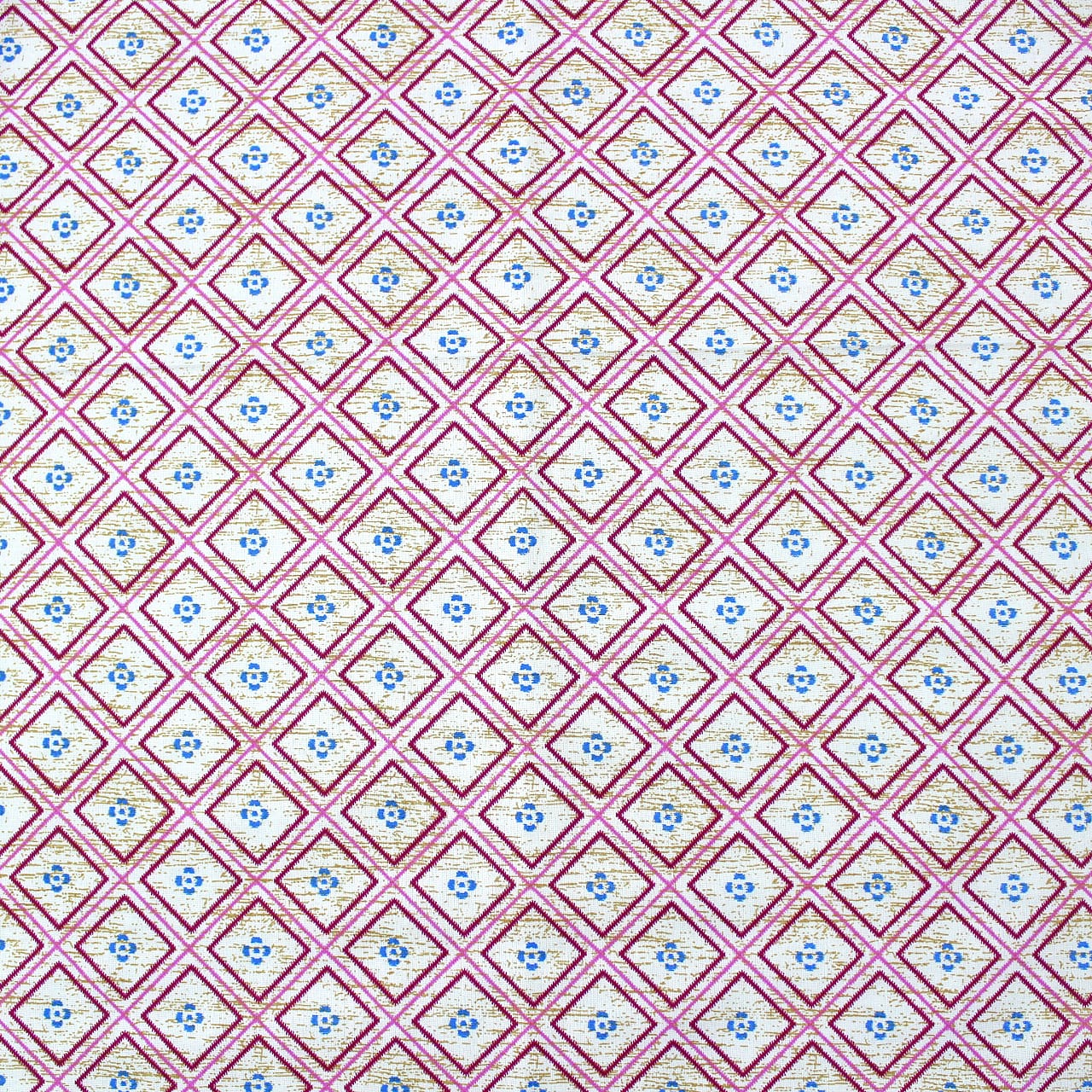 Soft Pink Cotton Reversible Dohar with Iris Designer Border At Best Prices
