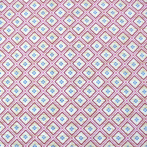 Soft Pink Cotton Reversible Dohar with Iris Designer Border At Best Prices