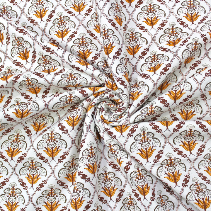 Soft Grey Cotton Reversible Dohar with Iris Designer Border At Best Prices