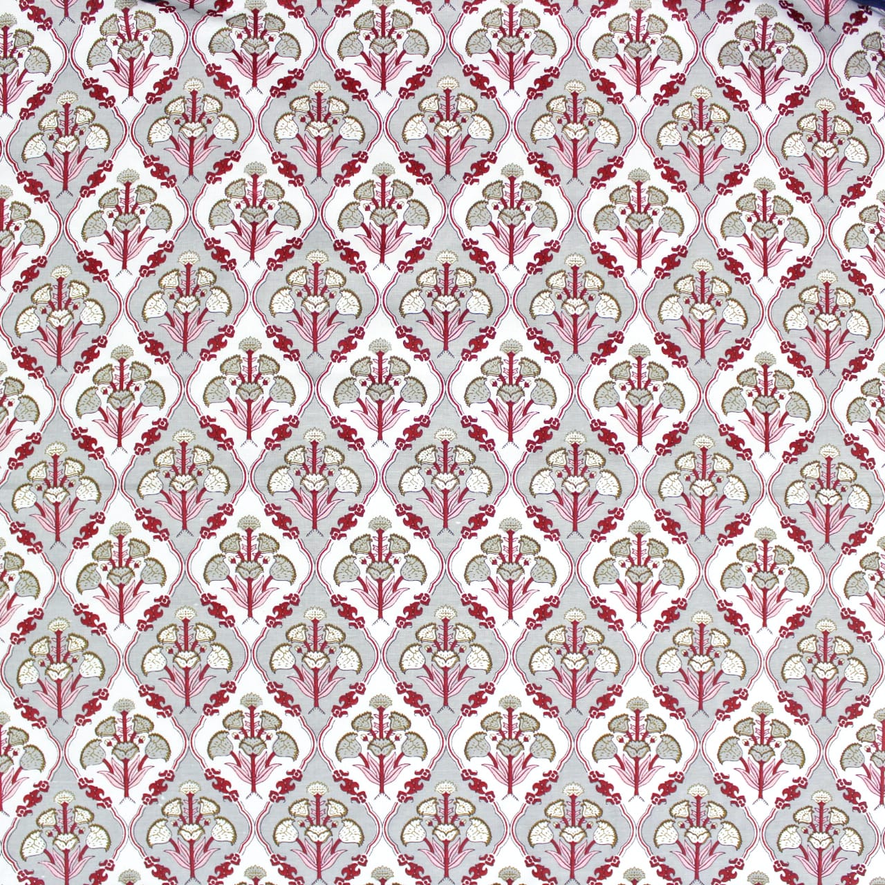 Soft Magenta Cotton Reversible Dohar with Iris Designer Border At Best Prices