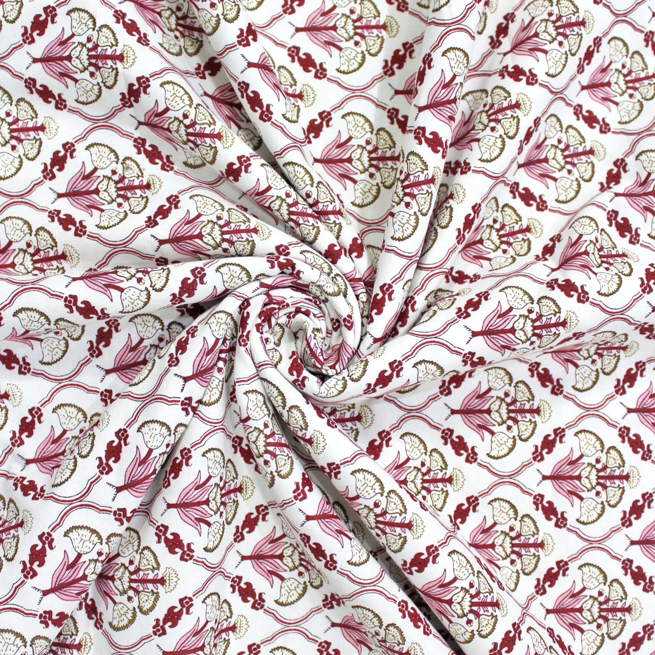 Soft Magenta Cotton Reversible Dohar with Iris Designer Border At Best Prices
