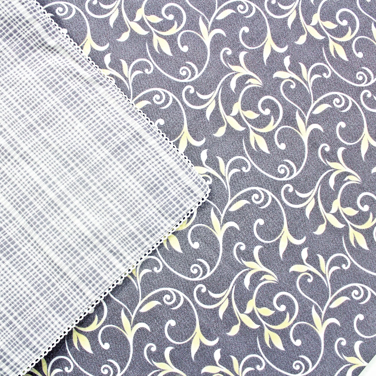 Purple Cotton Reversible Single Dohar With Iris Designer Border At Best Prices
