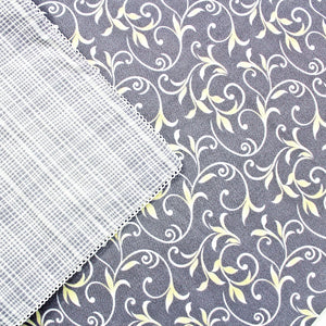 Purple Cotton Reversible Single Dohar With Iris Designer Border At Best Prices