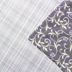 Purple Cotton Reversible Single Dohar With Iris Designer Border At Best Prices