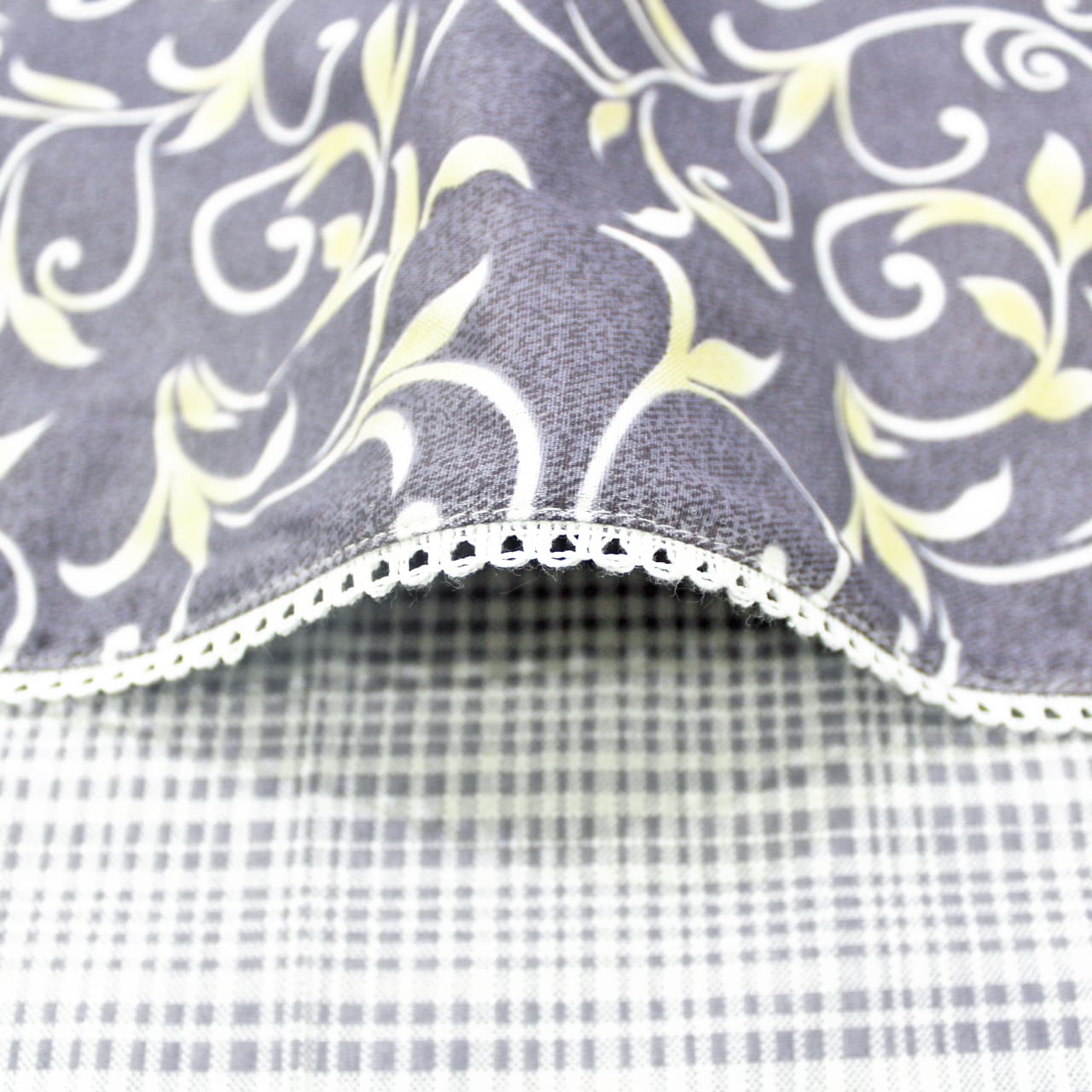 Purple Cotton Reversible Single Dohar With Iris Designer Border At Best Prices