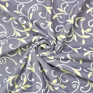 Purple Cotton Reversible Single Dohar With Iris Designer Border At Best Prices