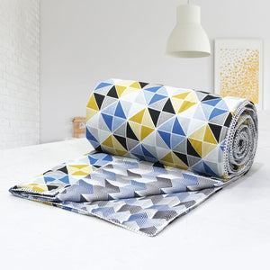 Soft Multicolor Cotton Reversible Dohar with Iris Designer Border At Best Prices
