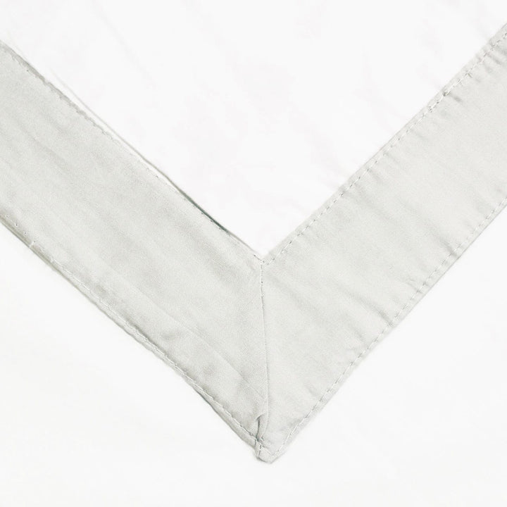 DIVINE 210 TC Cotton Dohar - White/Khaki