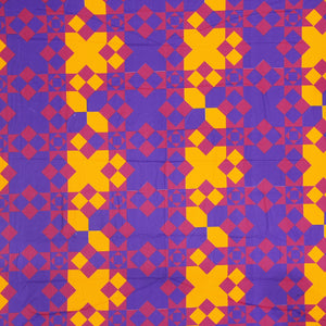 Soft Cotton Geometrical Print 250 TC Fitted Bedsheet Design 