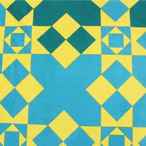 Printed Geometrical Cotton 250 TC Fitted Bedsheet Design 