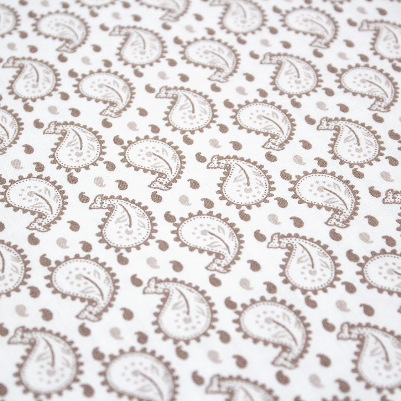 Soft 250 TC Printed Floral Cotton Fitted Bedsheet in Brown online at best prices