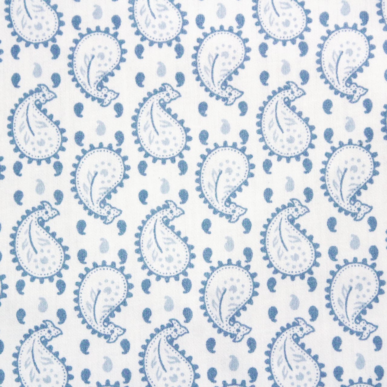 Soft 250 TC Printed Floral Cotton Fitted Bedsheet in Blue online at best prices