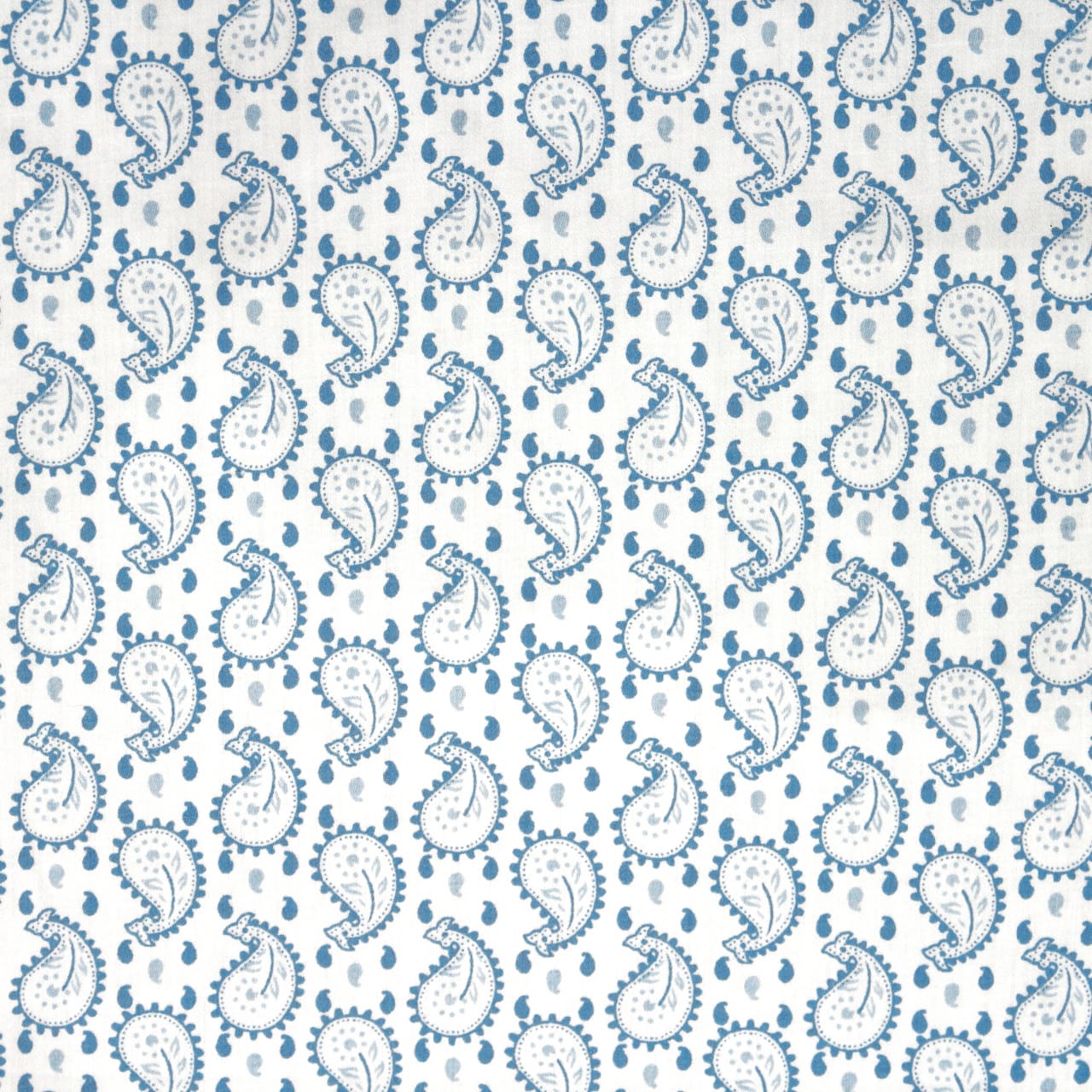 Soft 250 TC Printed Floral Cotton Fitted Bedsheet in Blue online at best prices