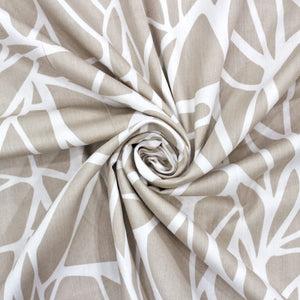 Soft 250 TC Printed Floral Cotton Fitted Bedsheet in Brown online at best prices