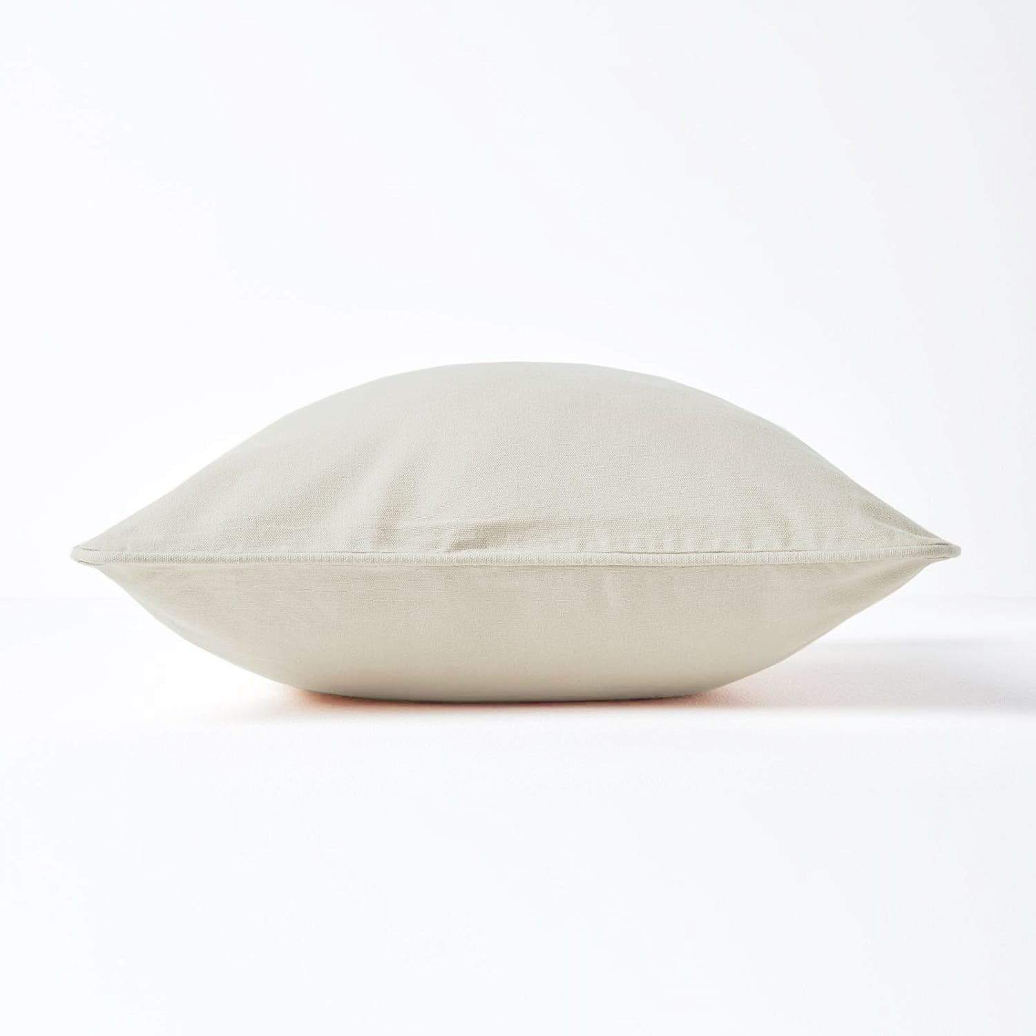 Plain Cotton Decorative Cushion Cover 1 Pc in Khaki online at best prices
