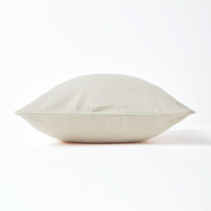 Plain Cotton Decorative Cushion Cover 1 Pc in Khaki online at best prices