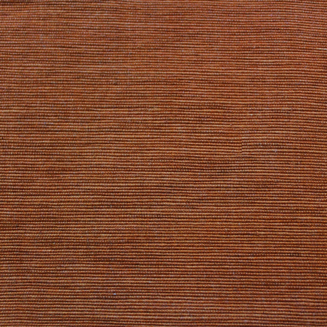 Handloom Corded Weave 330 GSM Plain Cotton Fabric 48" (122 cms) - Rust
