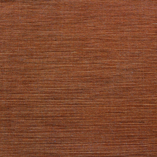 Handloom Corded Weave 330 GSM Plain Cotton Fabric 48" (122 cms) - Rust