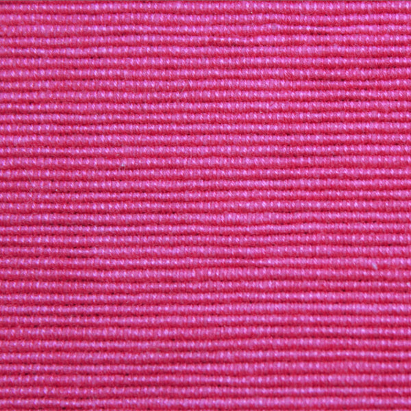 Handloom Corded Weave 330 GSM Plain Cotton Fabric 48" (122 cms) - Pink
