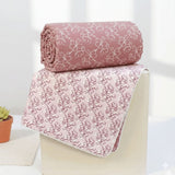 IRIS Designer Border Cotton Reversible Dohar, Magenta