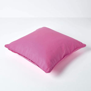 Plain Cotton Decorative Cushion Cover 1 Pc in Magenta online at best prices