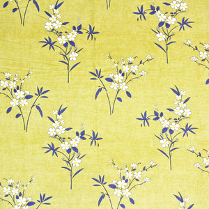 Full View Floral 210 TC olive fitted Bedsheet Design 