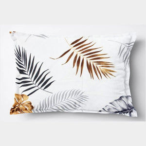 Soft Floral Print Pillow Cover Set In Multicolor Online At Best prices(2 Pcs)