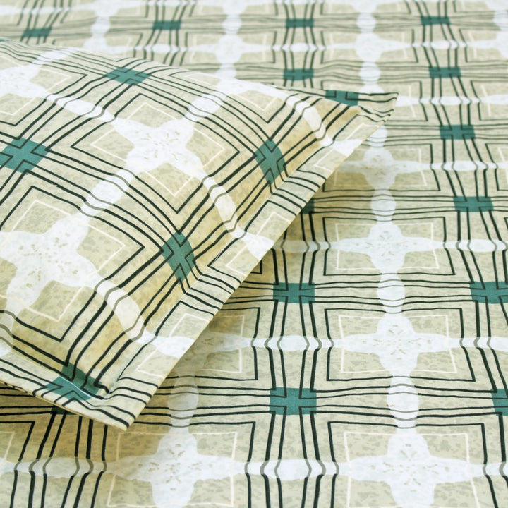 Close-up of patterned fabric 