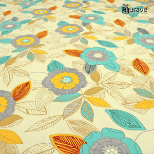 Full View Printed Floral Design 