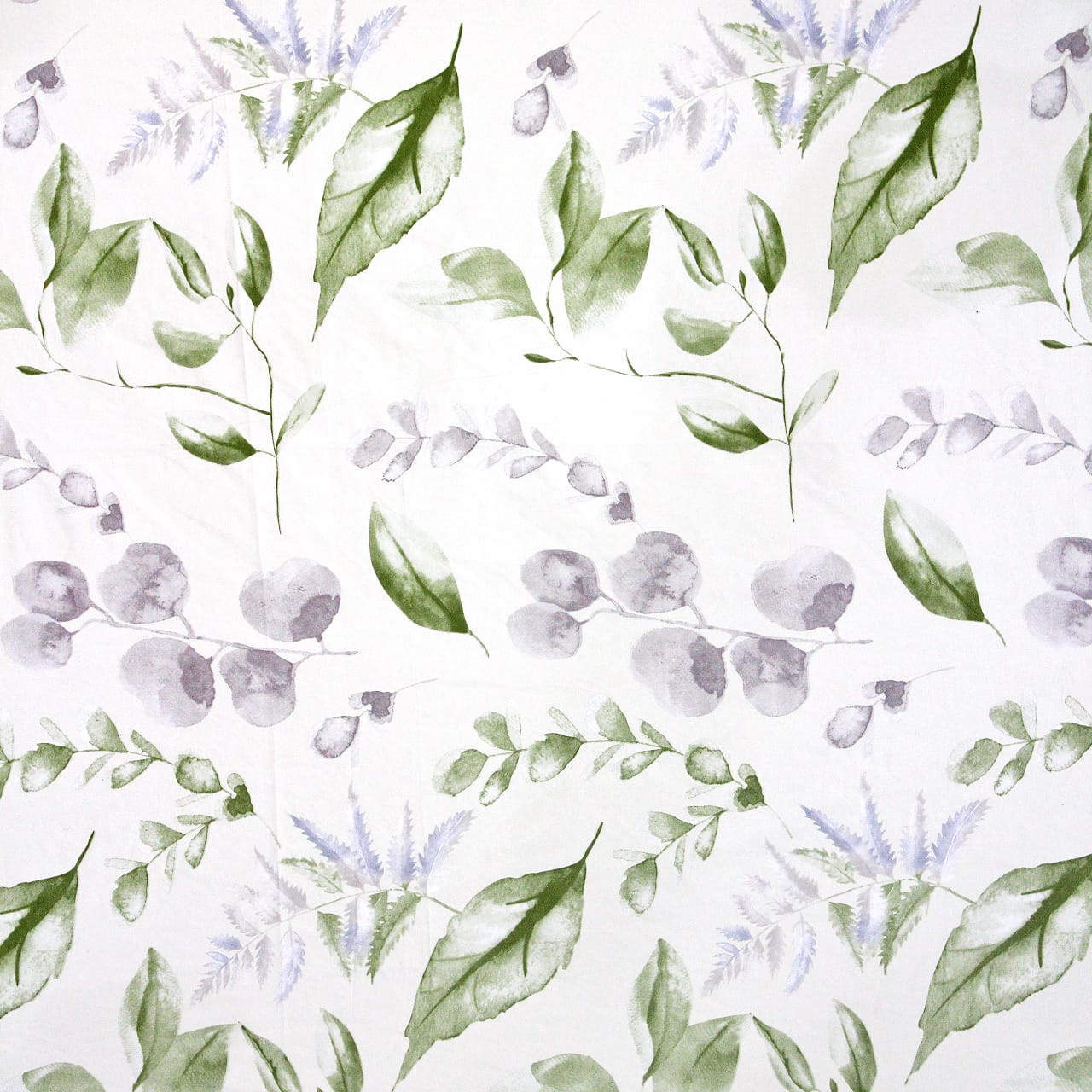 Soft Cotton Floral Print 210 TC Fitted Bedsheet In Cream At Best Prices