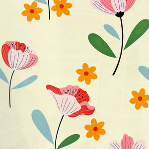 Floral Fitted bedsheet design