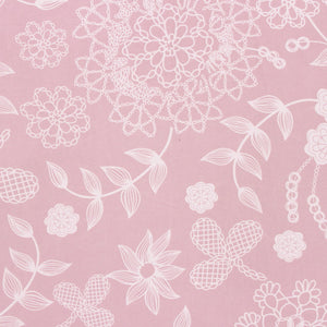 Stylish Peach 210 TC Cotton Floral Fitted Bedsheet At Best Price