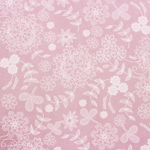 Stylish Peach 210 TC Cotton Floral Flat Bedsheet At Best Price